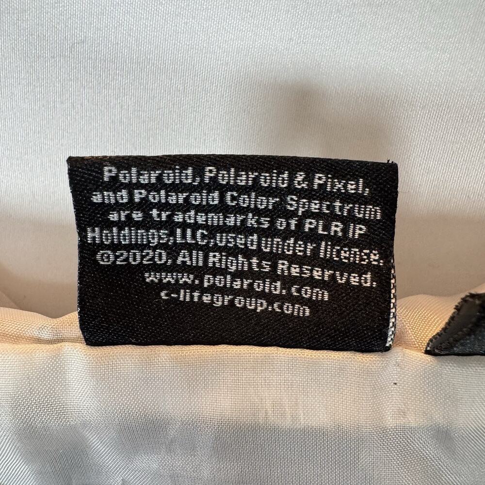 Polaroid Unisex M Hooded Windbreaker Jacket Zip Lightweight Retro Colorful READ - Picture 8 of 14